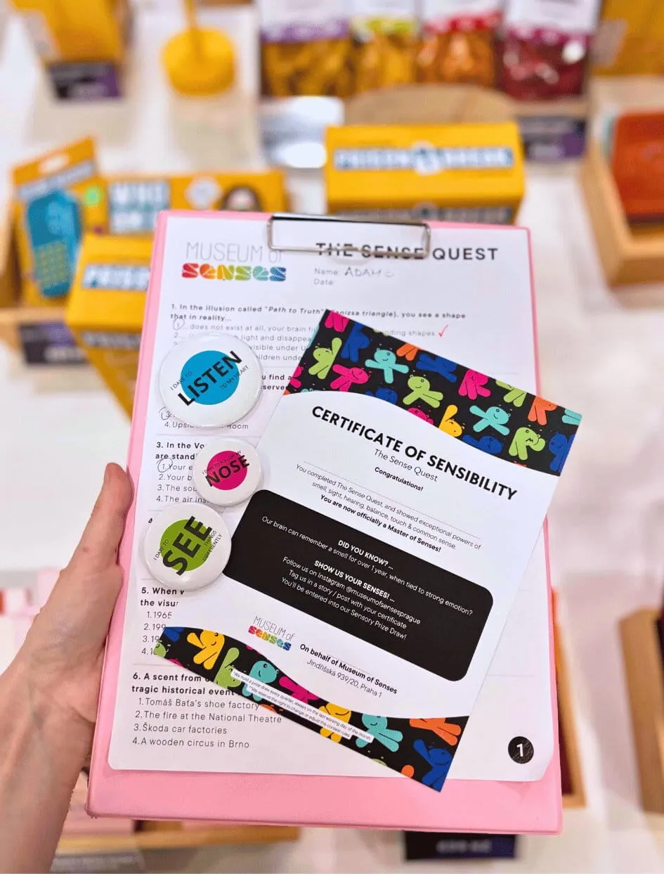 Zážitek VR Kit - dobrodružství ve virtuální realitě v Muzeu smyslů